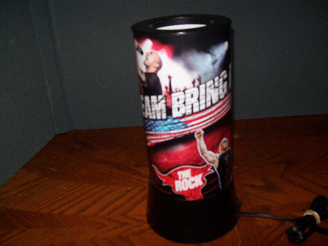 WWE the rock team bringit lamp in Arts & Collectibles in Oakville / Halton Region