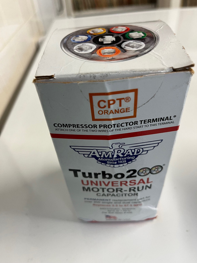 New AmRad Turbo 200 Universal Motor-Run Capacitor in Other Business & Industrial in City of Toronto