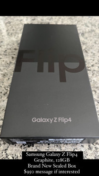 Brand New Samsung Galaxy Z Flip 4
