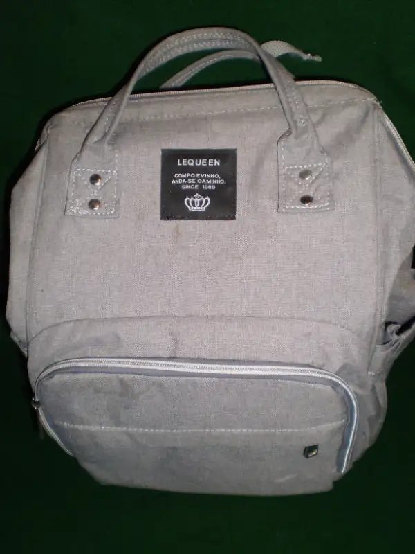 LEQUEEN Diaper Travel Backpack Bag, Grey63234833253633129