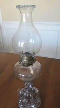 Lampe au Kérosène EAPG 1913-1925 Dominion Glass Cie Montréal