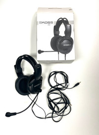 Koss SB40 Computer Gaming Headphones & Meeting Headset with mic