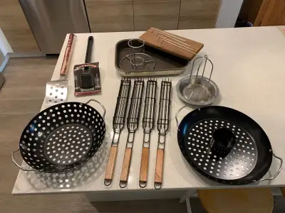 Lot Of BBQ Supplies, View more