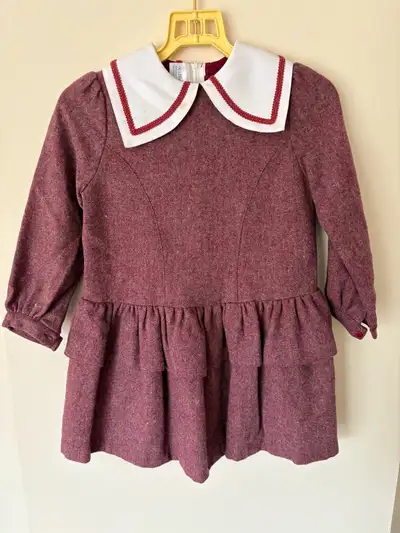 Girls’ Burgundy Dress, View more