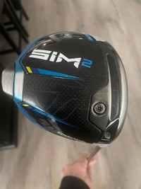 Used Taylor Made Sim 2 Driver with Hzrdus Shaft