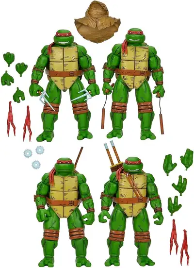 4 tmnt figurine Neca !!, View more