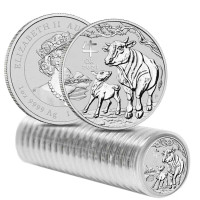 piece en argent Ox/silver lunar III bullion 2021 1 oz .9999