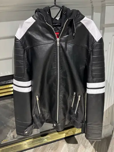Guess Leather Jacket - Large, View more