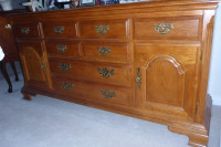 Beautiful solid wood buffet table