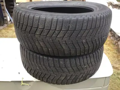 2 Used Continental Winter Contact Tires Pickup in Hubbards