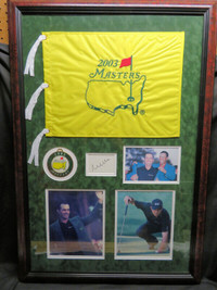 MIKE WEIR, 2003 Masters Golf Display, Autographed Signed