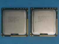 Pair Intel Xeon E5620 SLBV4 2.40GHz Quad Core Socket 1366 CPU