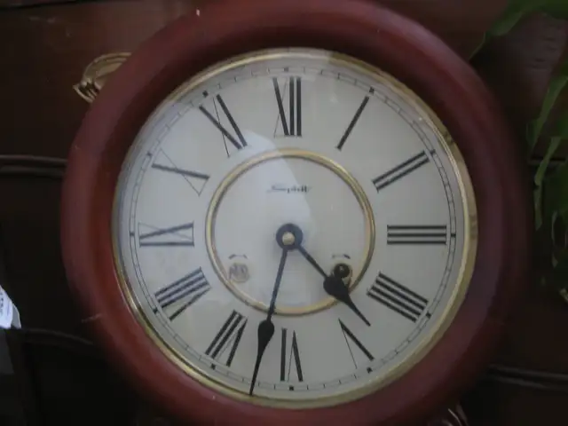 Antique wooden wall clock "Spirit" in Arts & Collectibles in Ottawa - Image 4