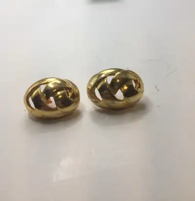 SE-12A Stud Earring – Gold/Gold-Plated – Butterfly Back – 12.5g, View more