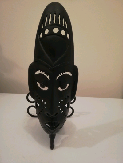 Tribal Metal Mask / Metal Candle Holder, View more