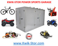 STORAGE CONTAINERS FOR BIKES, ATV'S OR TOYS. POWERSPORTS GARAGE.