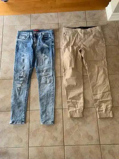 Lot de 19 vêtements de marques jeune homme medium presque neuf, View more