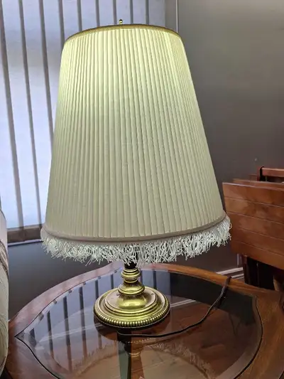 Brass Table Lamp, View more