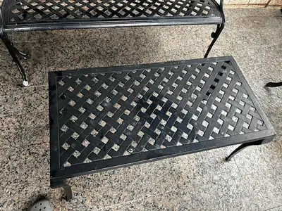 Rot iron patio set, View more