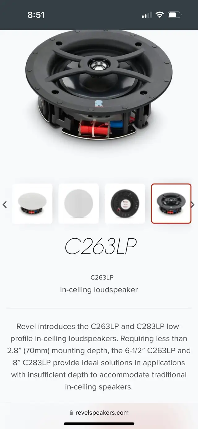 Revel audio- ceiling/ wall speakers in Stereo Systems & Home Theatre in Hamilton - Image 9