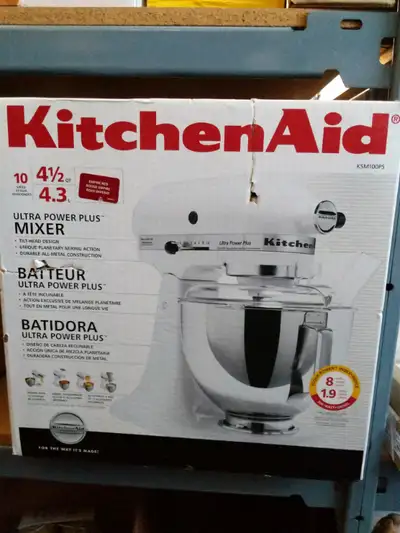 Kitchen aid 10 speed red ultra power plus mixer, View more