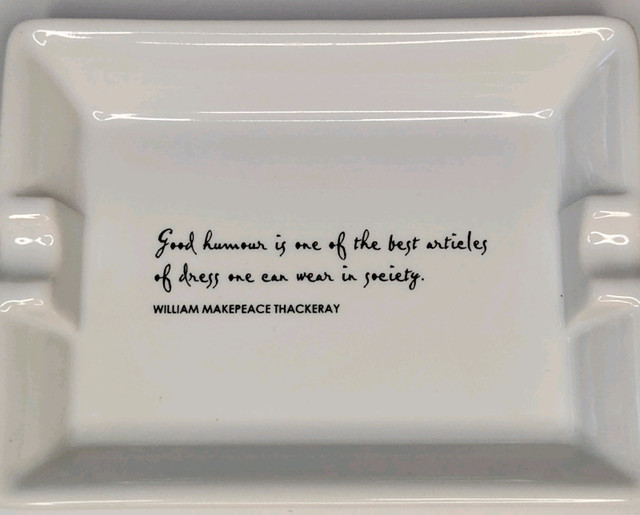 Vintage Collectable Literary Quote Ashtray/Trinket Trays  in Arts & Collectibles in City of Toronto - Image 4