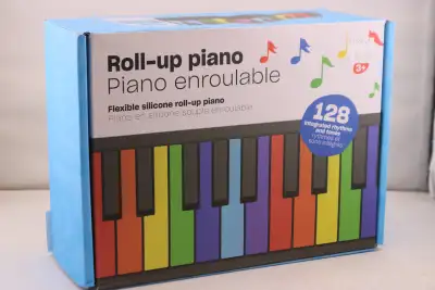49-Key Roll-Up Piano Keyboard, Portable Rechargeable (#41826-1), View more