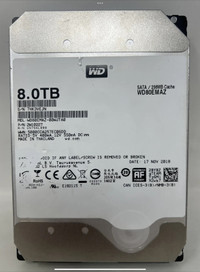 Western Digital 8TB White/Red NAS 3.5” Hard Drive - 5400RPM