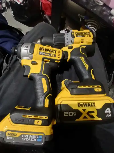New Dewalt drill w hammer and impact plus, View more