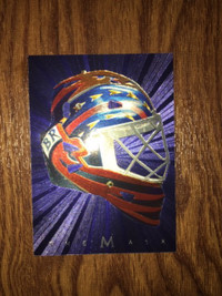2001-02 Be A Player Between The Pipes Mask Damian Rhodes card