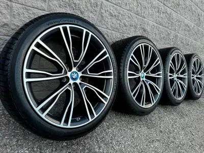 Continental VikingContact 7 Snow Tires and original 21 inch BMW X3 / X4 Style 726i Staggered "BMW In...