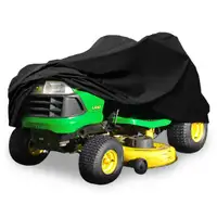 Deluxe Riding Lawn Mower Cover Fits Decks up to 54" - Black