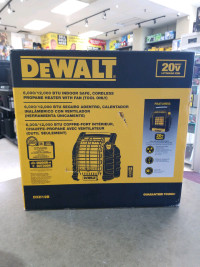 Dewalt Inddor Safe/ propane heater DXH12B (tool only)New