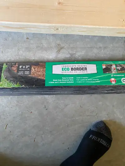 Garden Landscaping eco rubber edging. 3 pieces, View more