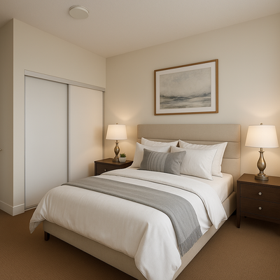 Available December 1, spacious 1 bed + den including parking and locker at Tridel's West Village on...