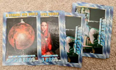Super Mario Bros Movie (1993) Trading Cards Complete Base Set, View more