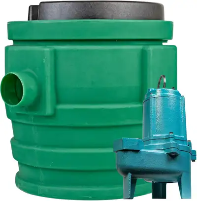 Selling a Little Giant 9JF2V2D Pit Plus JR Sewage Basin System. It's new, never used. Details ALL-IN...