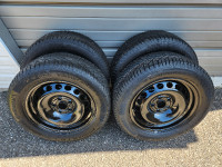 205/60/16 Continental Winter Snow Tires 5x112 Volkswagen 90%