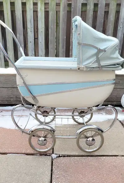 Antique Mid-Century Lloyd's Canada Baby Stroller Pram, View more