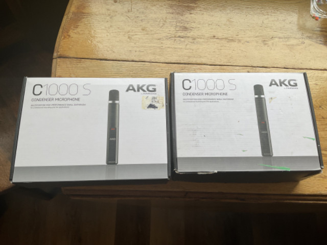 AKG C1000s condenser microphones in Pro Audio & Recording Equipment in St. Albert - Image 2
