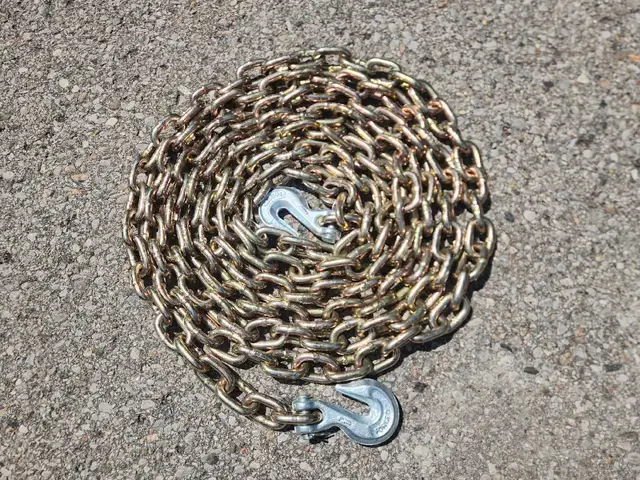 Heavy-Duty 3/8" Transport Chains-20ft in Other in Belleville - Image 4