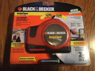 BLACK AND DECKER AUTOTAPE AUTOMATIC MEASURING TAPE, View more