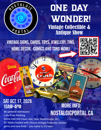 One Day Wonder Vintage Collectible & Antique Show - Sat Oct 17, View more
