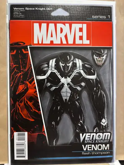 VENOM SPACE KNIGHT #1 "ACTION FIGURE" VARIANT COVER,, View more
