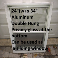 Window - All Aluminum, White, Slinding-Picture & Hung