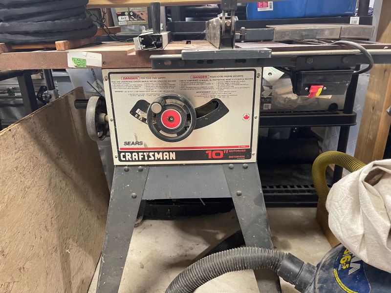 Sears Craftsman 10’’ Table Saw Power Tools St. Catharines Kijiji