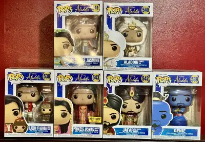 Disney Live Action Aladdin Funkopop (sell as lot), View more