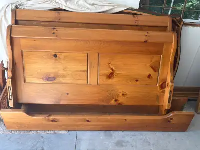 Queen Pine Bed, View more