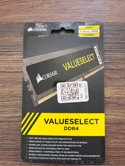 CORSAIR 1x32GB DDR4 RAM, View more