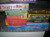 Board Game Lot-Many New-Ticket to Ride, Catan, Cashflow,D&D
